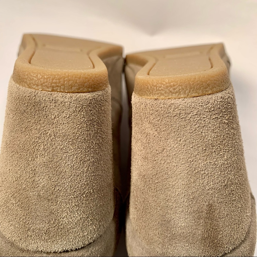 Tom’s Desert Suede Taupe Wedges Size 8 - Picture 7 of 9